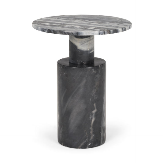 16" Gray Stone and Wood