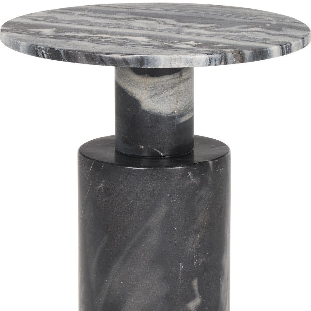 16" Gray Stone and Wood