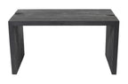 56" Graphite Reclaimed Wood Sled Writing Desk