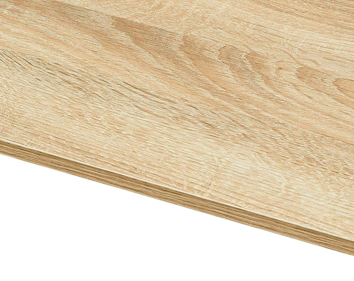 47" Natural and Black Wood and Metal Computer Desk