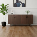 71" Brown Sideboard Soft Close with Four Doors