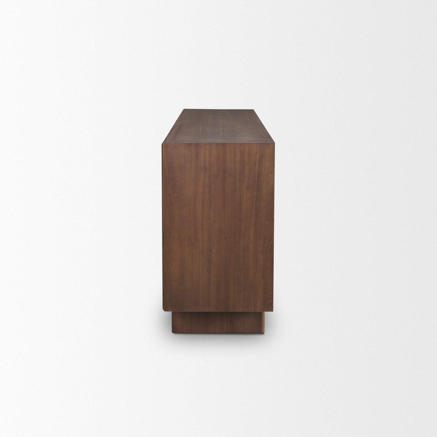 71" Brown Sideboard Soft Close with Four Doors