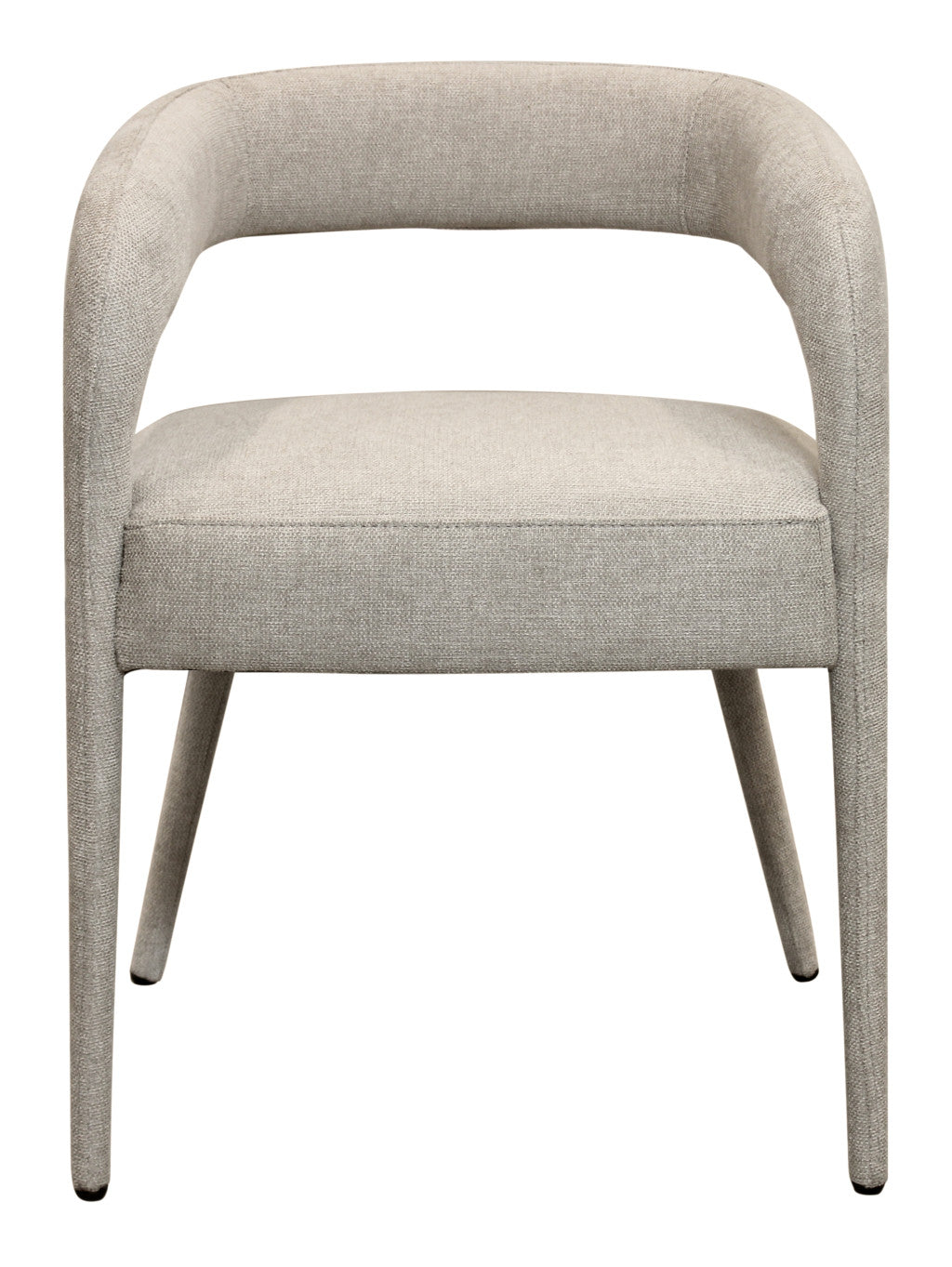 Seven Piece Dark Brown Round Solid Wood Dining Set with Six Chairs