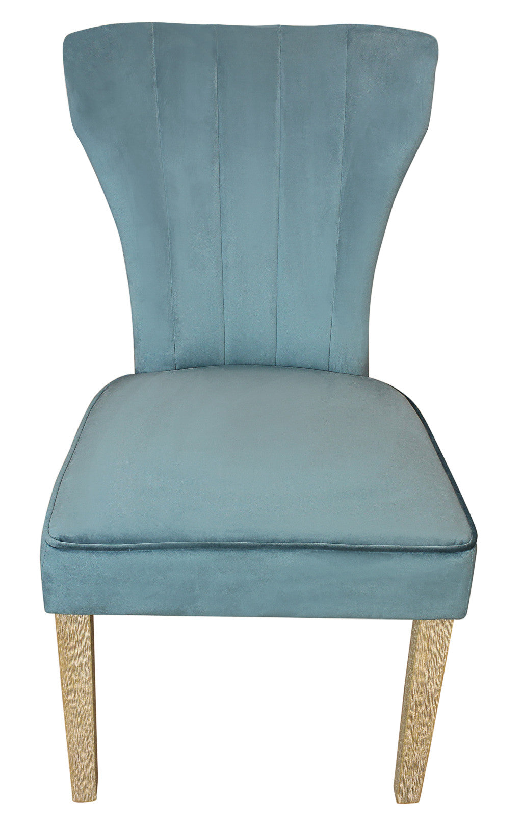 Seven Piece Dark Brown Round Solid Wood Dining Set with Six Chairs