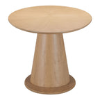 71" Natural Wood and Solid Wood Oval Dining Table
