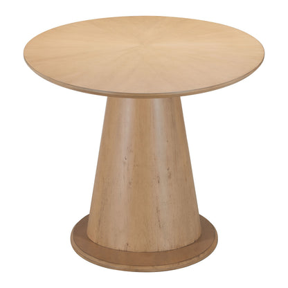71" Natural Wood and Solid Wood Oval Dining Table