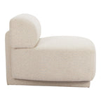 34" Beige Upholstered Side Chair