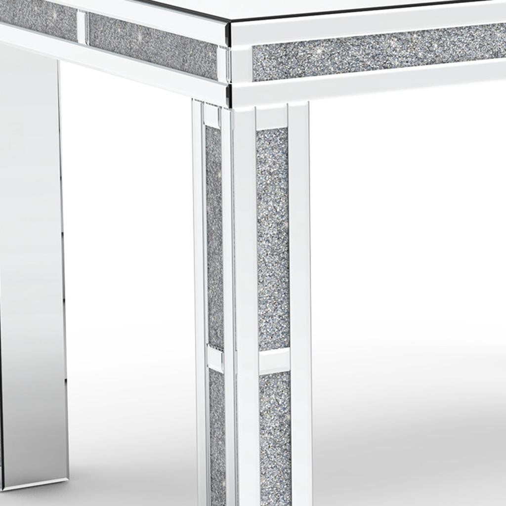 31" Silver Wood Dining Table