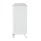 63" Gray Wood Six Drawer Double Dresser