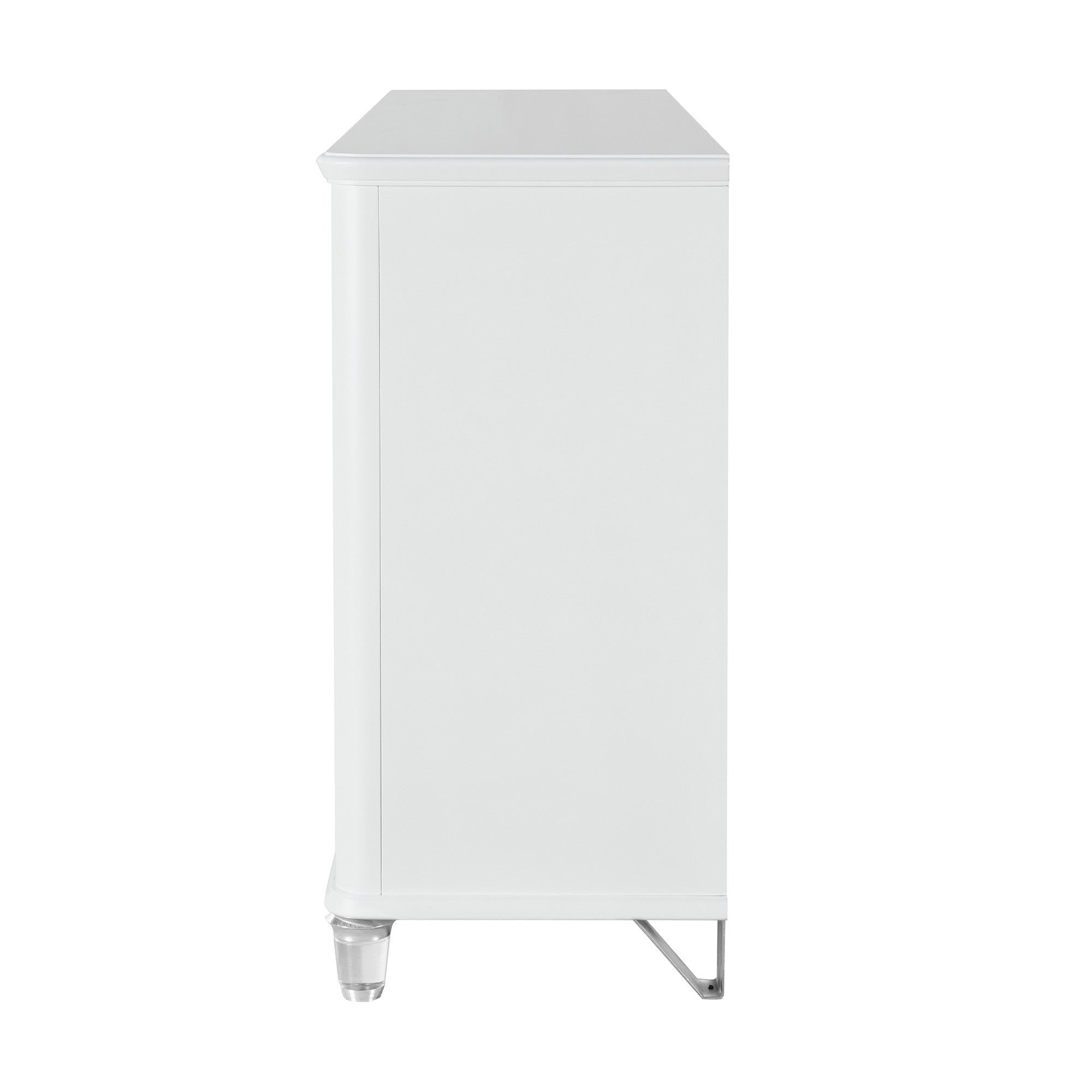 63" Gray Wood Six Drawer Double Dresser