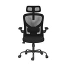 Black Adjustable Height Swivel Rolling Office Chair