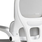 Gray Adjustable Height Swivel Rolling Gaming Chair