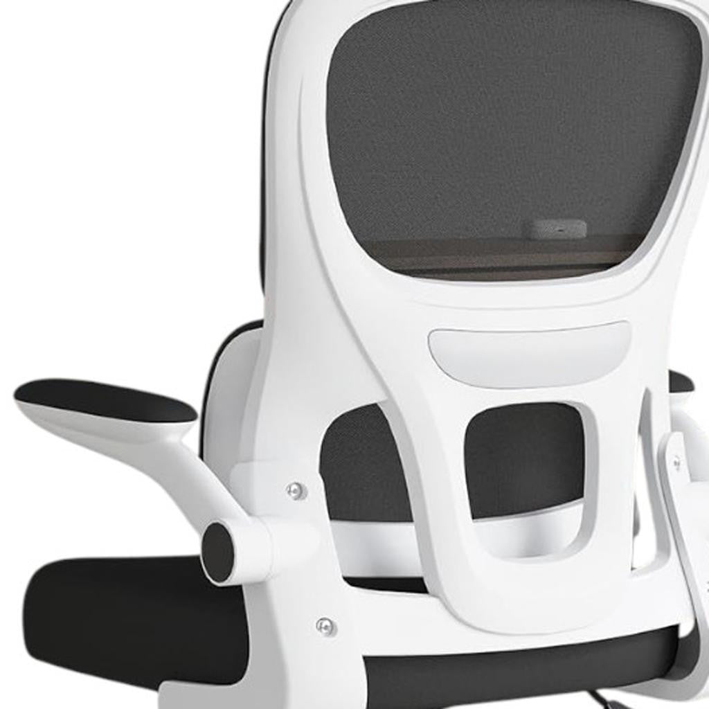 Black Adjustable Height Swivel Rolling Gaming Chair