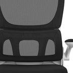 Black Adjustable Height Swivel Rolling Gaming Chair