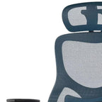 Black and Silver Adjustable Height Swivel Rolling Office Chair