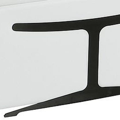White Italian Leather Power Reclining U Shaped Ten Piece Corner Sectional With Console