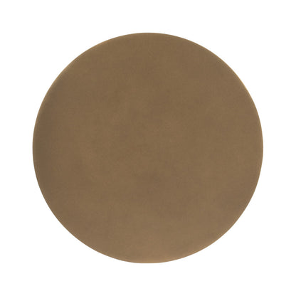 19" Bronze Aluminum Round Drink Size Pedestal End Table