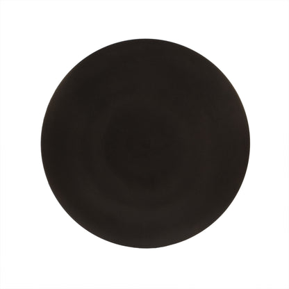 23" Bronze Metal Round Pedestal End Table