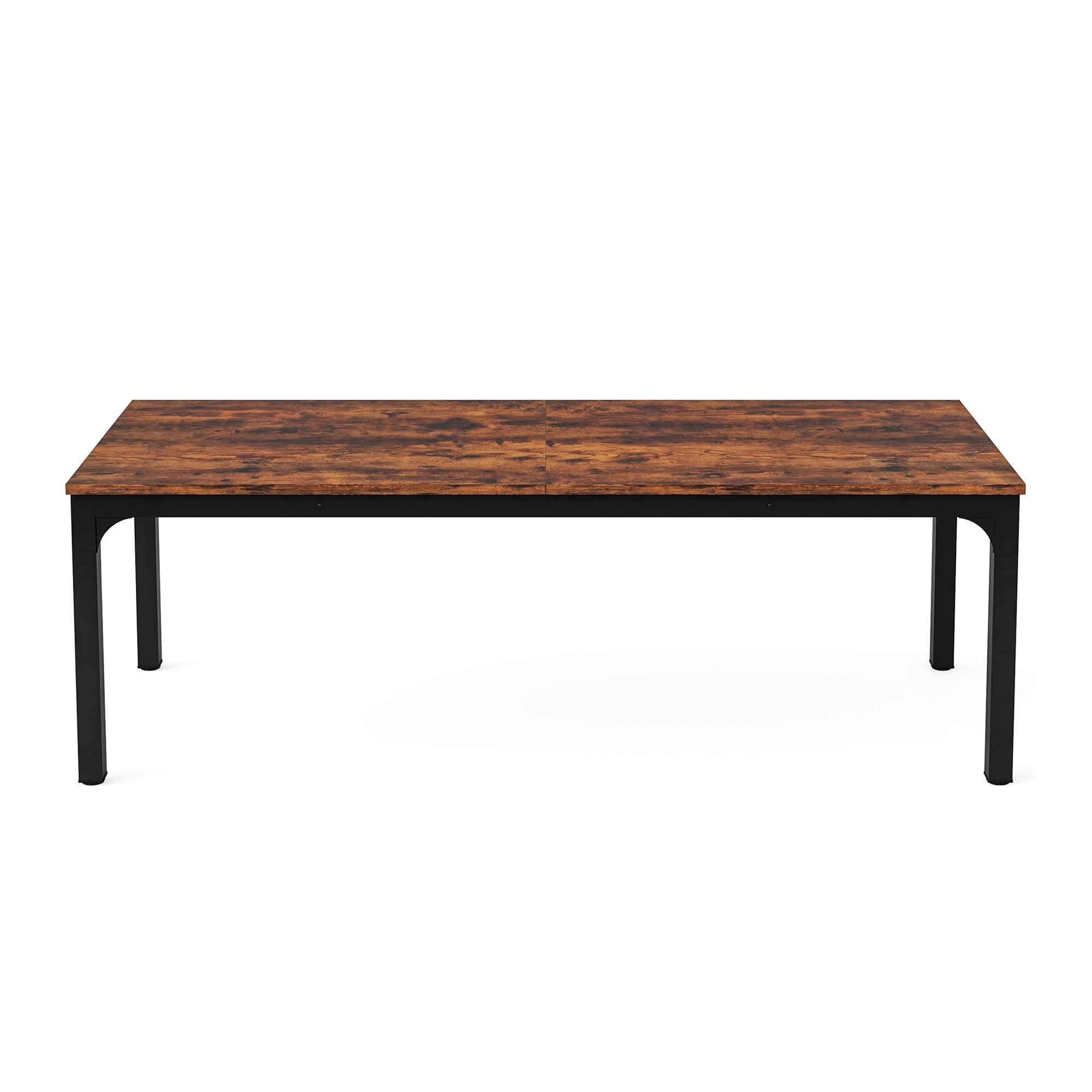46" Brown Solid Wood Dining Table