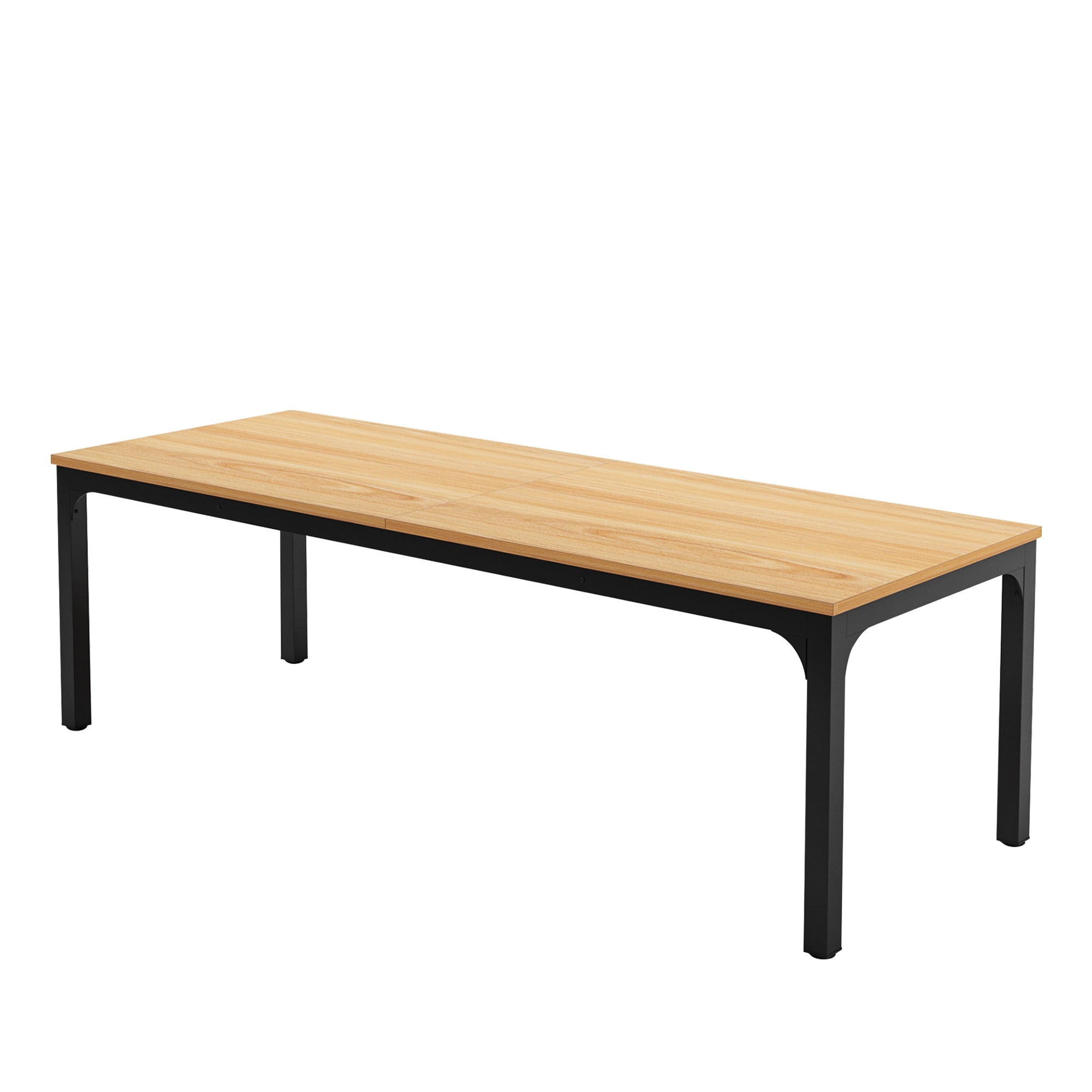 46" Brown Solid Wood Dining Table