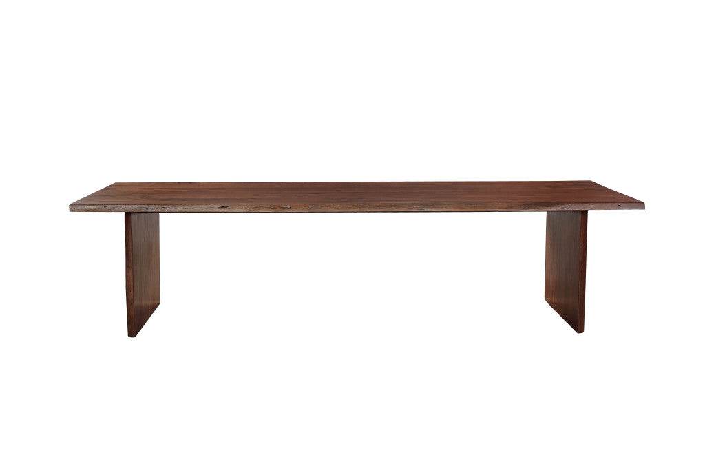 13 Piece Brown Solid Wood Dining Set with 12