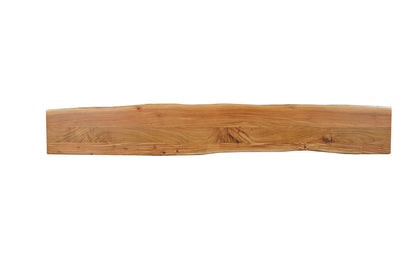 105" Brown Solid Wood Solid Wood Live Edge Dining Bench