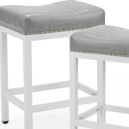 Set of Two 18" Black Tufted Club Chair