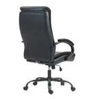 Black Adjustable Height Swivel Rolling Executive Office Chair