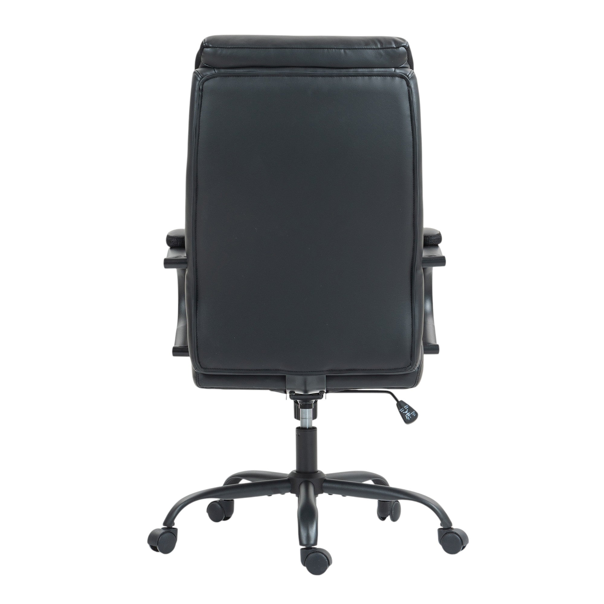 Black Adjustable Height Swivel Rolling Executive Office Chair