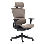 Set of Two Brown and Black Adjustable Height Swivel Rolling Office Chair