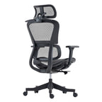 Set of Two Black Adjustable Height Swivel Rolling Office Chair