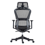 Set of Two Black Adjustable Height Swivel Rolling Office Chair