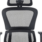 Set of Two Black Adjustable Height Swivel Rolling Office Chair