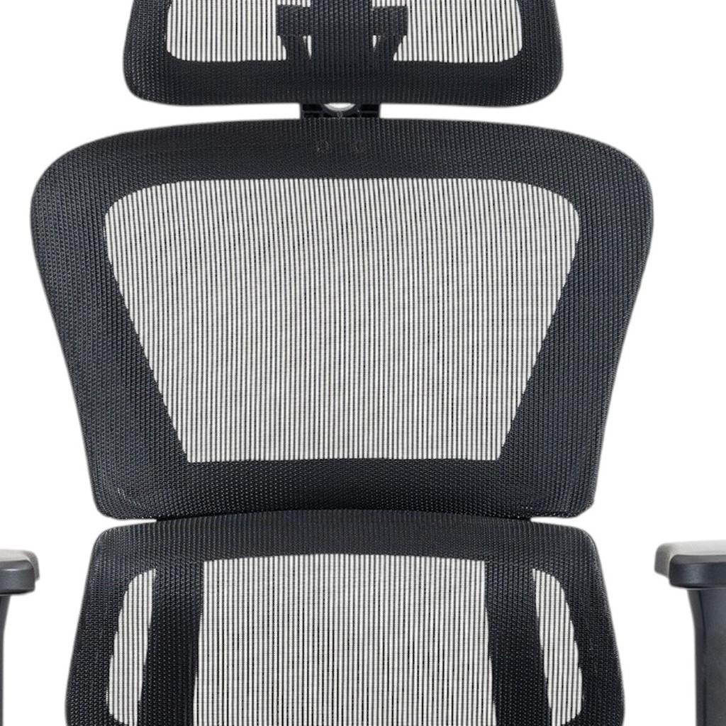 Set of Two Black Adjustable Height Swivel Rolling Office Chair