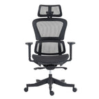 Set of Two Black Adjustable Height Swivel Rolling Office Chair