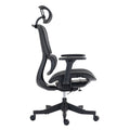 Set of Two Black Adjustable Height Swivel Rolling Office Chair