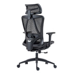 Black Adjustable Height Swivel Rolling Office Chair