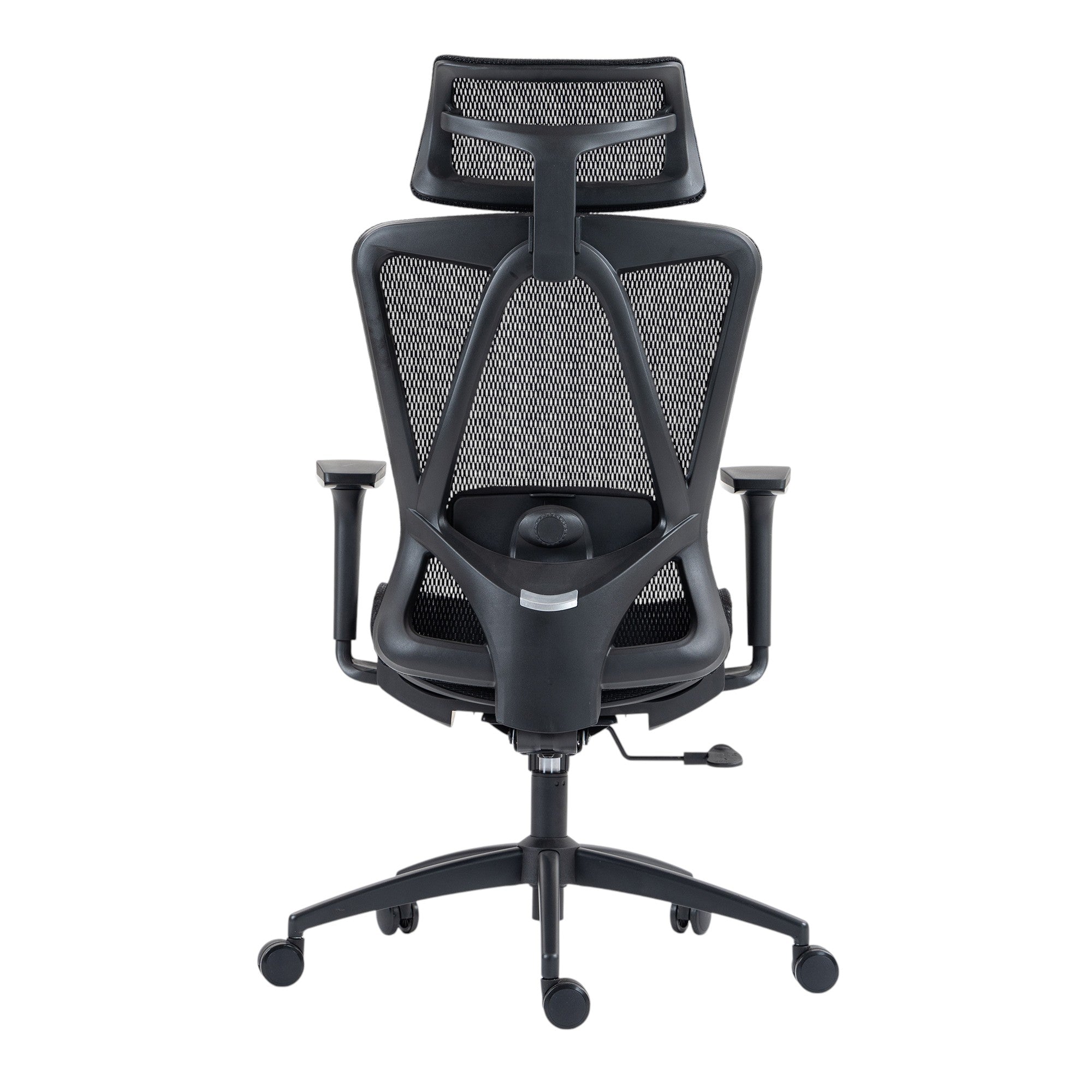 Black Adjustable Height Swivel Rolling Office Chair