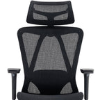 Black Adjustable Height Swivel Rolling Office Chair