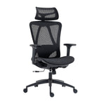 Black Adjustable Height Swivel Rolling Office Chair