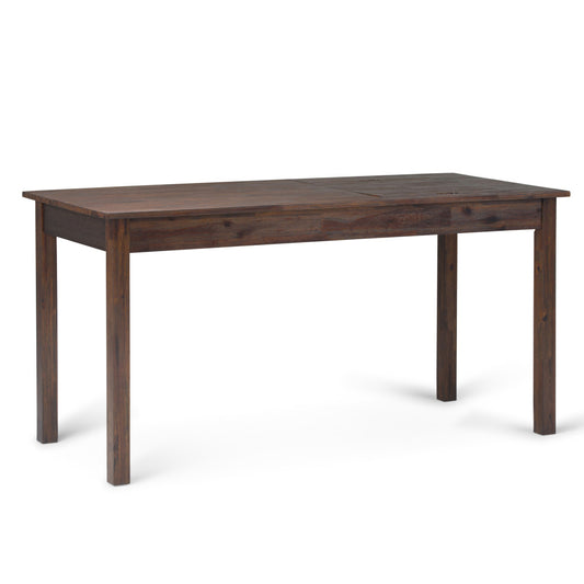 60" Brown Wood Computer Desk