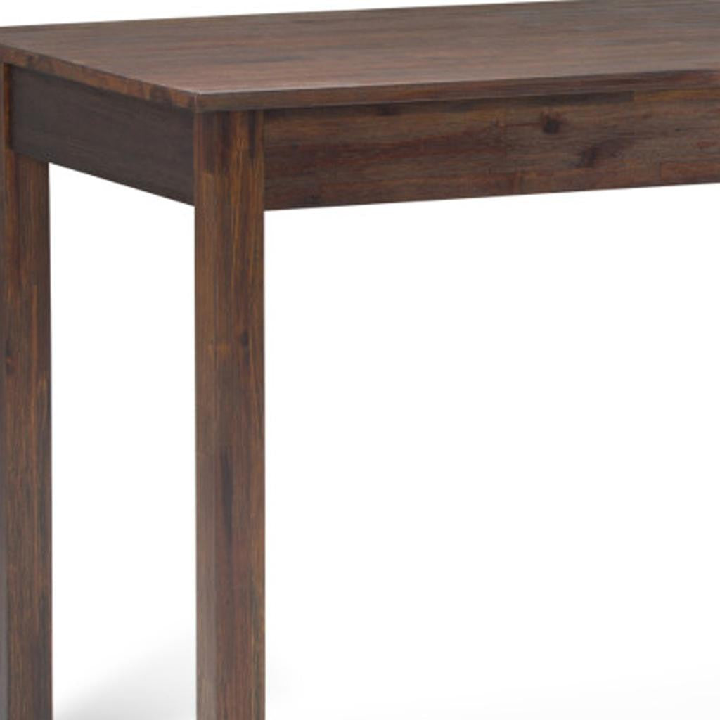 60" Brown Wood Computer Desk
