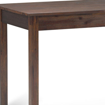 60" Brown Wood Computer Desk