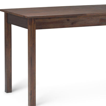 60" Brown Wood Computer Desk