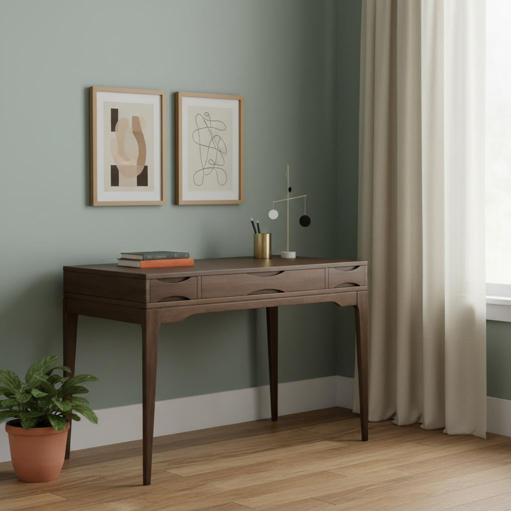 48" Brown Wood Computer Desk