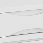 60" White Wood Computer Desk