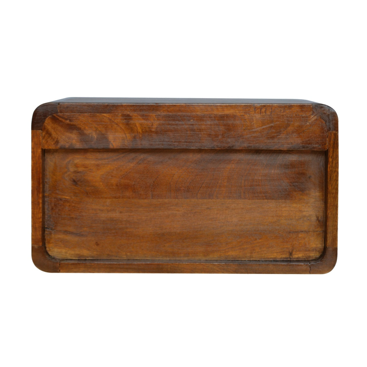 18" Chestnut Solid Wood One Drawer Floating Nightstand