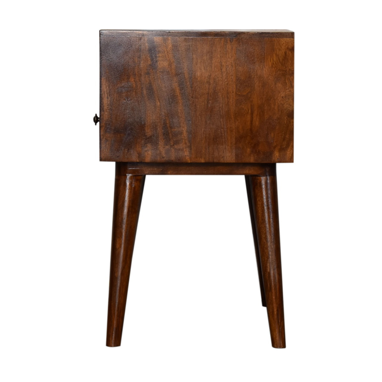 22" Chestnut Solid Wood One Drawer Nightstand