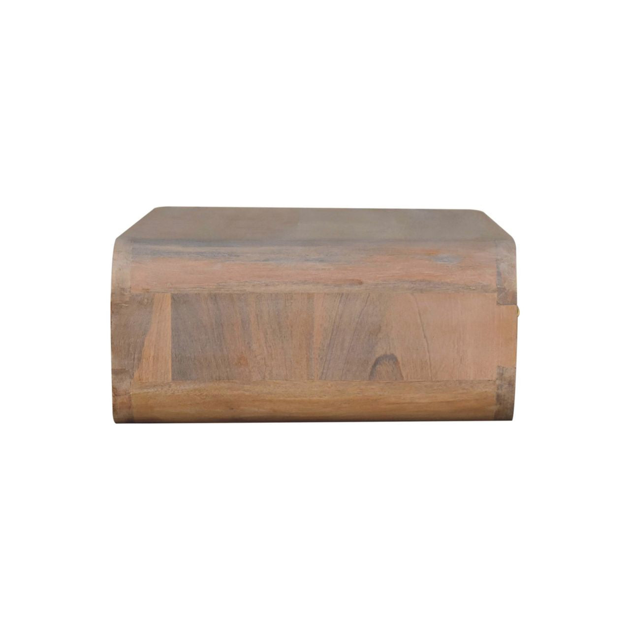 20" Brown Solid Wood One Drawer Floating Nightstand