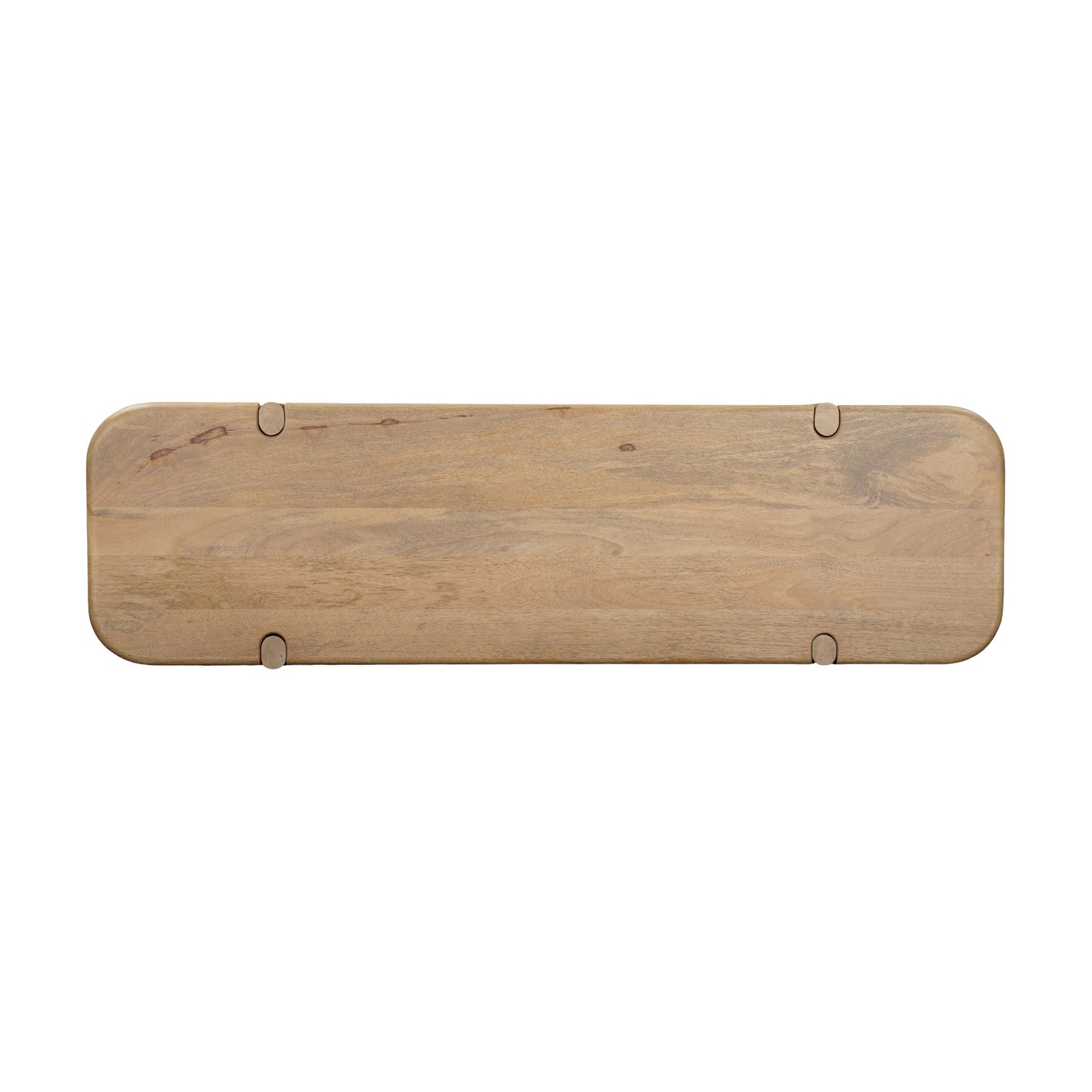 52" Natural Solid Wood Solid Console Table